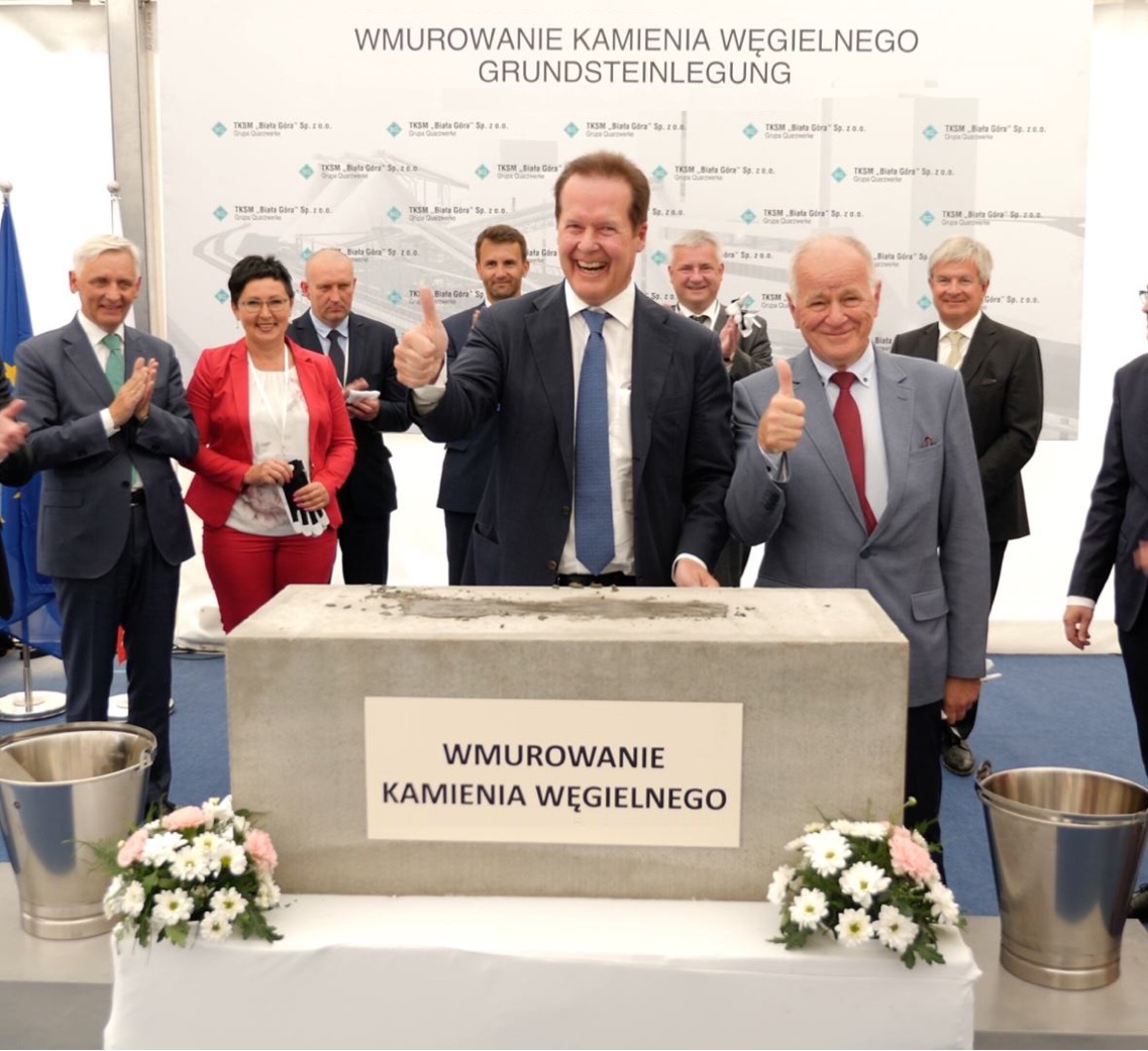 Kamień węgielny na uroczystość wmurowania